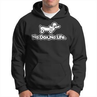 ノー ダックス ノー ライフ No Daxno Life フロント＆バックプリント パーカー - Kawaiitshirt
