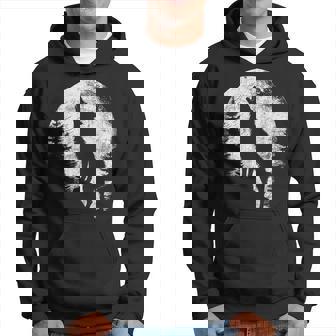 ハウリングウルフ 月光 森 シルエット 荒野 パーカー - Kawaiitshirt