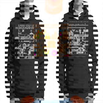 ハリネズミのコンドミニアムの生活のおもちゃ ヘイベッドの隠れ家の家 パーカー - Kawaiitshirt