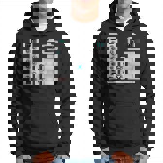 ハロウィンコスチューム、クールなエレベーターボタンアート パーカー - Kawaiitshirt