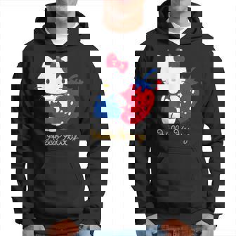 ハローキティ いちご ダークカラー パーカー - Kawaiitshirt