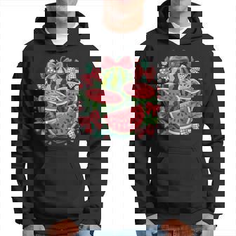 ハローサマー 2025 ガールズ スイカ おもしろバケーション キッズ パーカー - Kawaiitshirt