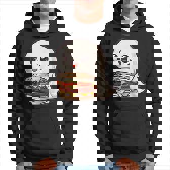 ハンバーガーとかわいいおばけ パーカー - Kawaiitshirt