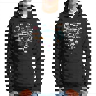 ハート ラブ サメ フェイス ファニー シャルカホリック パーカー - Kawaiitshirt