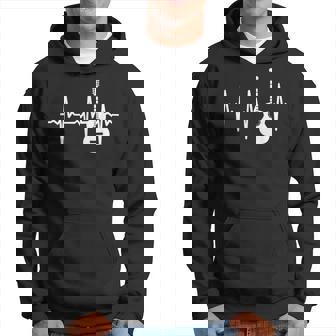 ハートビート ギター好き クラシックギター クラシック音楽 アコースティックギター ギター部 ジャズ音楽 ギター パーカー - Kawaiitshirt