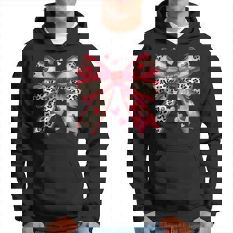 ハート付きピンクヒョウ柄リボン。 パーカー - Kawaiitshirt