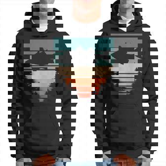 バス釣り森レトロオオクチバスフィッシャーマン パーカー - Kawaiitshirt