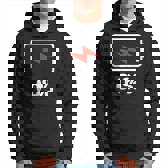 バッテリー充電0 シャツバッテリーデッドシャツバッテリー低 パーカー - Kawaiitshirt