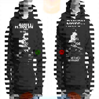 バドミントン呼び出しバドミントン愛好家面白いバドミントン選手 パーカー - Kawaiitshirt