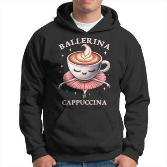 バレリーナ カプチーノ おもしろスローガン イタリアンブレイン レッド パーカー - Kawaiitshirt