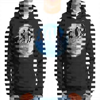 バレーボール 面白tシャツ 人類の進化 おもしろ バレー 服 オリジナル 部活動 おもしろグッズ ネタ メンズ パーカー - Kawaiitshirt