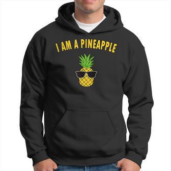 パインアップル おもしろ フルーツ ファンキー パイナップル アロハ ビーチ ハワイアン サングラス パーカー - Kawaiitshirt