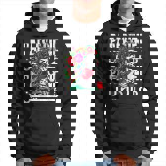 パレスチナのバンダナを持つパレスチナの少女 パレスチナ人 パーカー - Kawaiitshirt