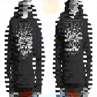 ヒス・ファニー・キャッツ・キトンズ・ロック・ロッキン パーカー - Kawaiitshirt