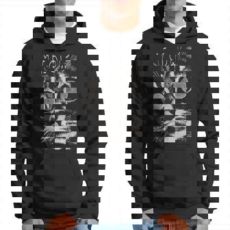 ヒップホップ Y2k Hip Hop Cat ヴィンテージ ヒップスター レトロ エッジの効いたストリートウェア 猫 パーカー - Kawaiitshirt