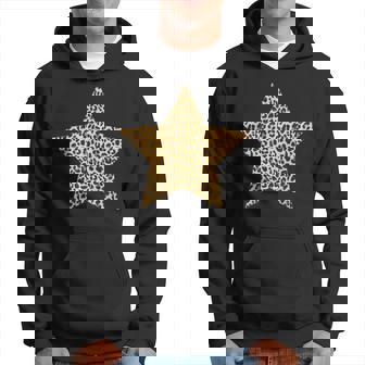 ヒョウ柄 アニマルプリント 星 パーカー - Kawaiitshirt