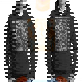 ビンテージ魔女魔女魔術師と猛禽フクロウ鳥ゴスゴシック。 パーカー - Kawaiitshirt