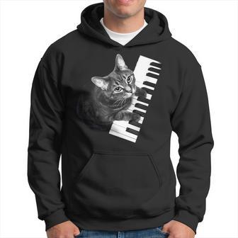ピアノ 猫 パーカー - Kawaiitshirt