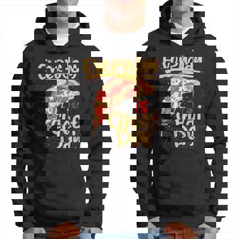 ピザ 美味しい食べ物 恋人 炭酸 不健康なダイエット チートデー パーカー - Kawaiitshirt