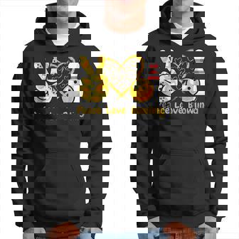 ピース・ラブ・ボウリング パーカー - Kawaiitshirt