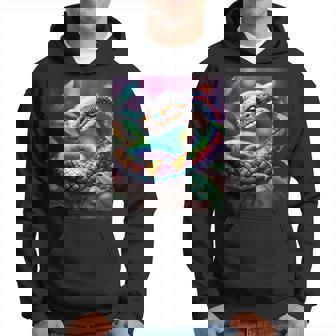 ファンタジー かわいい 鮮やかな蛇の葉 パーカー - Kawaiitshirt