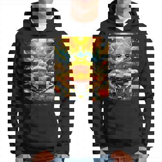 ファンタジー キュート イエロー カエルの太陽 パーカー - Kawaiitshirt