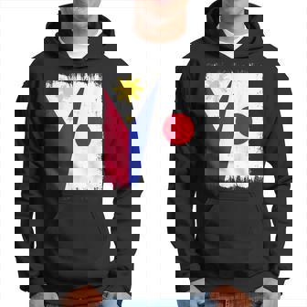 フィリピン 日本 ハーフフラッグ ウェア フィリピン ジャパニーズルーツ パーカー - Kawaiitshirt