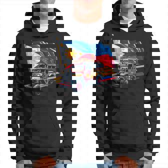 フィリピン国旗 誇り高きフィリピン土産 フィリピンジープニー パーカー - Kawaiitshirt