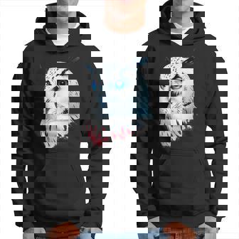 フクロウの傑作 雪フクロウ 鳥アート 動物 雪フクロウ パーカー - Kawaiitshirt