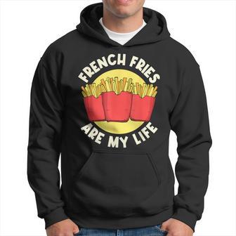 フライドポテト フライドポテトは私の人生 フライドポテト パーカー - Kawaiitshirt