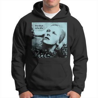 ブライアン・ウォードによるデヴィッド・ボウイ ハンキードリー ブルー 写真 パーカー - Kawaiitshirt