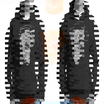 ヘッドフォン付き猫 ミーム パーカー - Kawaiitshirt