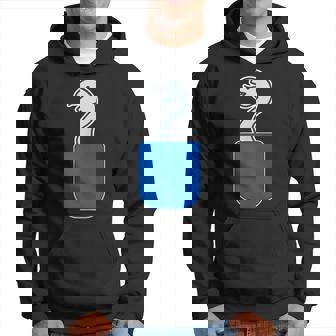 ヘビ 蛇（巳年）《いん ざ ポケット》ワンポイント 胸【どうぶつ フレンズ】動物 ポップ かわいい イラスト パーカー - Kawaiitshirt