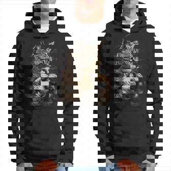 ボクシング キャット ボクサー 面白い猫のグラフィック パーカー - Kawaiitshirt