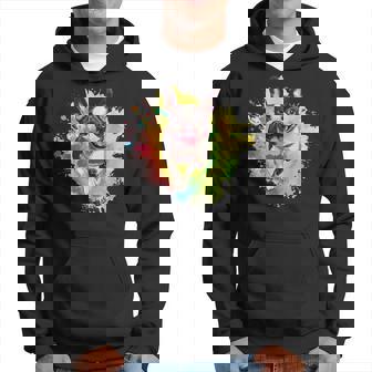 ボストンテリア 恋人 カラフル スプラッシュアート ボストンテリア パーカー - Kawaiitshirt