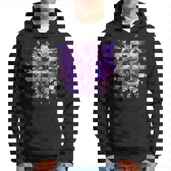 ボヘミアン パープルバタフライ レトロ 魔女の蛾 ヴィンテージ ラベンダー パーカー - Kawaiitshirt