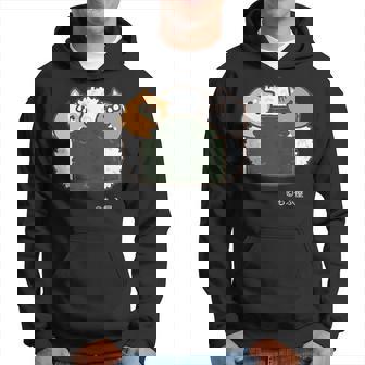 ボンレス犬とボンレス猫 おにぎり ダークカラー パーカー - Kawaiitshirt