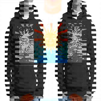 ボーホー 太陽と月 天体 三日月 フェイズ パーカー - Kawaiitshirt