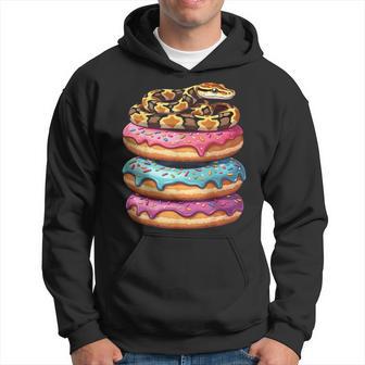 ボール パイソン ドーナツ好き 面白い パーカー - Kawaiitshirt