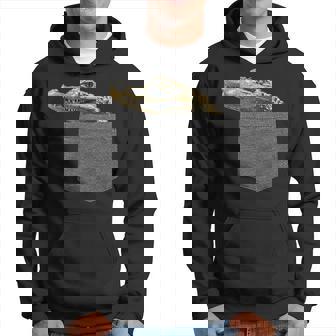 ポケットにワニ 愉快なアニマルデザイン パーカー - Kawaiitshirt