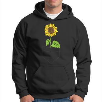 ポケットの中のひまわり ひまわり パーカー - Kawaiitshirt