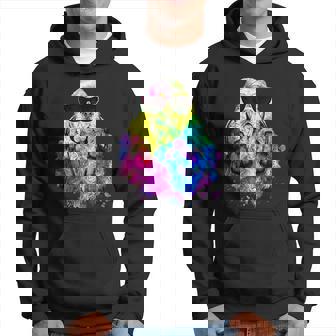 ポップアート アメリカンコッカー スパニエル 犬のポートレート ヘッドフォン付き パーカー - Kawaiitshirt