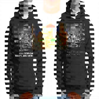 ポーカーをする犬 クラシックアートワーク アートワーク 犬 子犬 パーカー - Kawaiitshirt