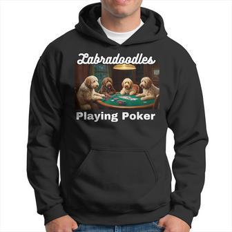 ポーカーをする犬 ラブラドゥードル オーストラリアの犬 ラブラドゥードル パーカー - Kawaiitshirt