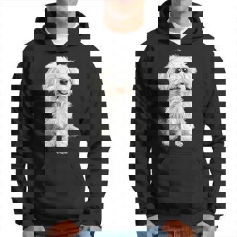 マルチーズ 犬 グラフィック ペット イラスト マルチーズ パーカー - Kawaiitshirt