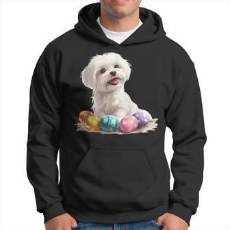 マルチーズ 犬 犬種 ハッピーイースター メンズ レディース キッズ パーカー - Kawaiitshirt