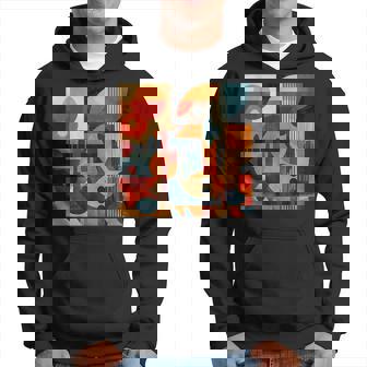 モダン 抽象 パターン ボーホー 抽象 幾何学 パーカー - Kawaiitshirt