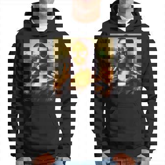 モナリザ・サングラスとセルフィー パーカー - Kawaiitshirt