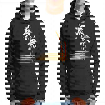 ヤシの木 夏 カラフル 胸 プリント ホリデー パーカー - Kawaiitshirt