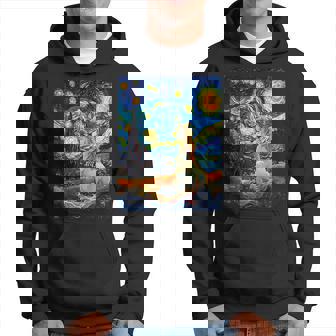 ユニコーン恋人のためのユニコーン恋人のスターリーナイトヴァンゴッホ パーカー - Kawaiitshirt